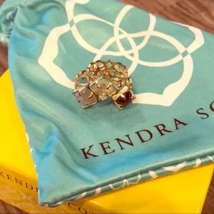 Stackable 3 piece Kendra Scott ring set